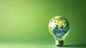 Earth in lightbulb concept art.