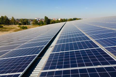 Roof solar panels