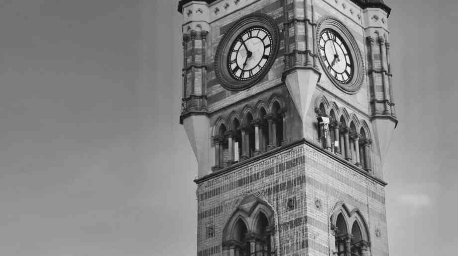 Clock tower in Darlington