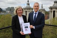 Image from techUK, Julian David, CEO of techUK, and Joanna Killian, CEO of the LGA