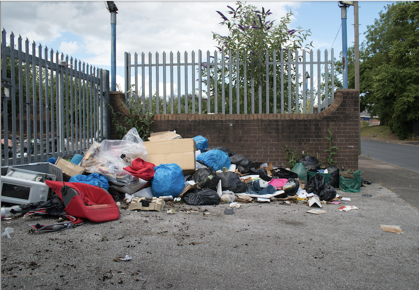 Waste dump